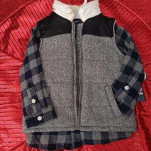Little Rebels Plaid Shirt and Jacket